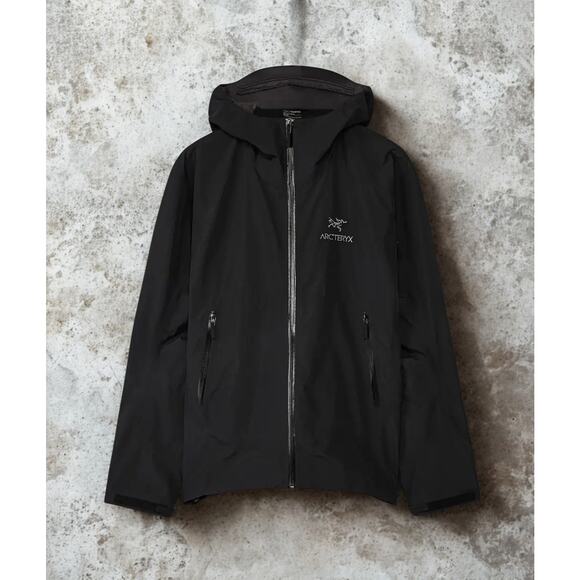 Arc'teryx Zeta SL Jacket Mens 2XL Black GORE-TEX Paclite Plus Lightweight Shell - Picture 12 of 12